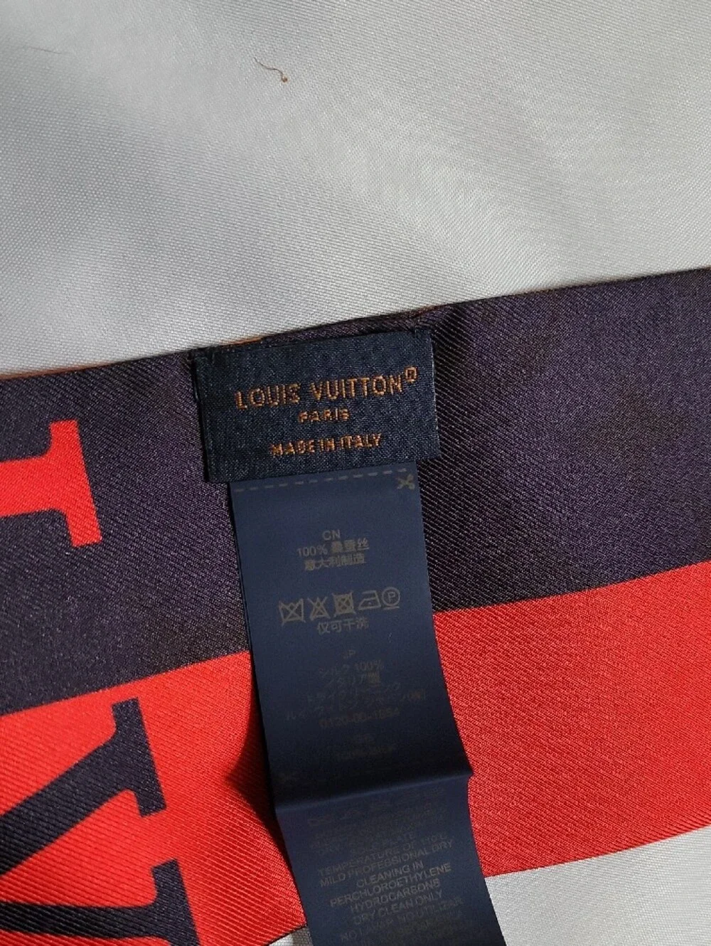 Louis Vuitton Brown Red & Orange Monogram Twilly
